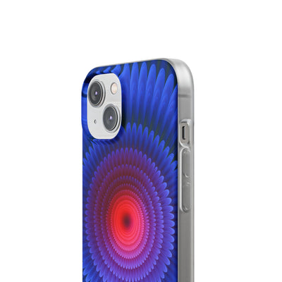 Radial Spectrum Bloom · Lite Phone Case for iPhone ·  Blue