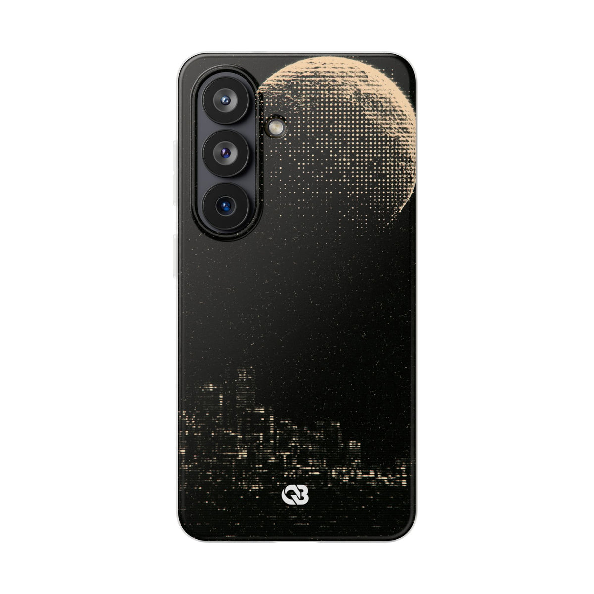 Lunar Metropolis Nocturne · Lite Phone Case for Samsung · Black
