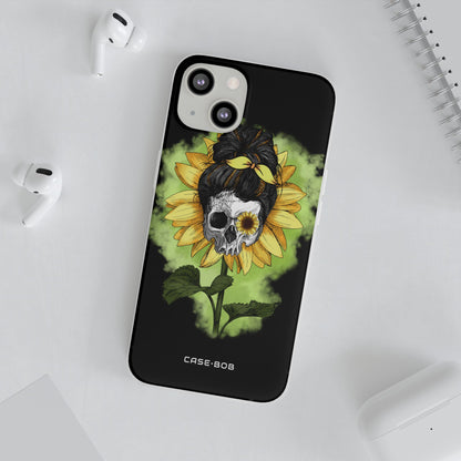 Sunflower Skull iPhone 13 - Soft