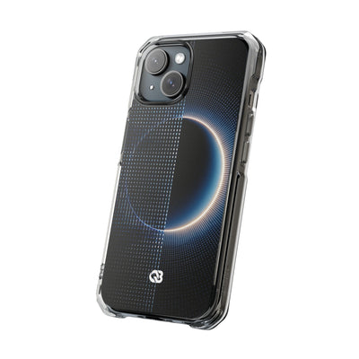 Luminous Meridian · Clear Impact Magnetic Phone Case for iPhone · Black