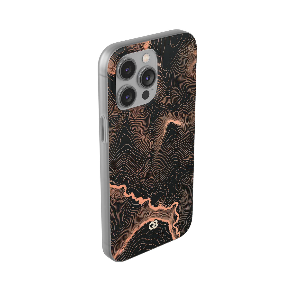 Mesa Elevation Contour · Lite Phone Case for iPhone ·  Black