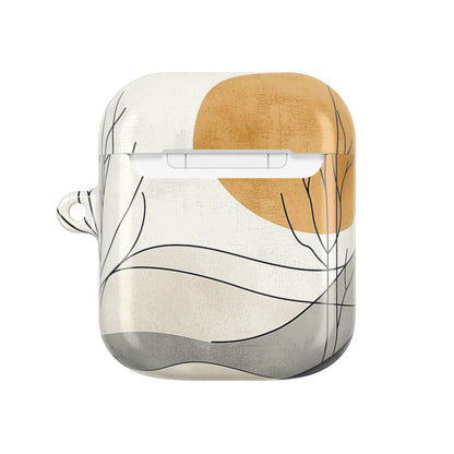 Orange Eclipse Trees - AirPods Case