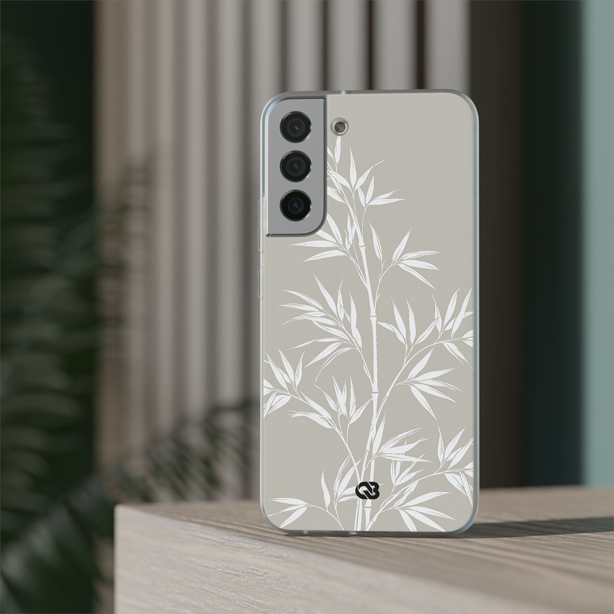 Beige Lite Phone Case for Samsung - Sandstone Bamboo Stalks