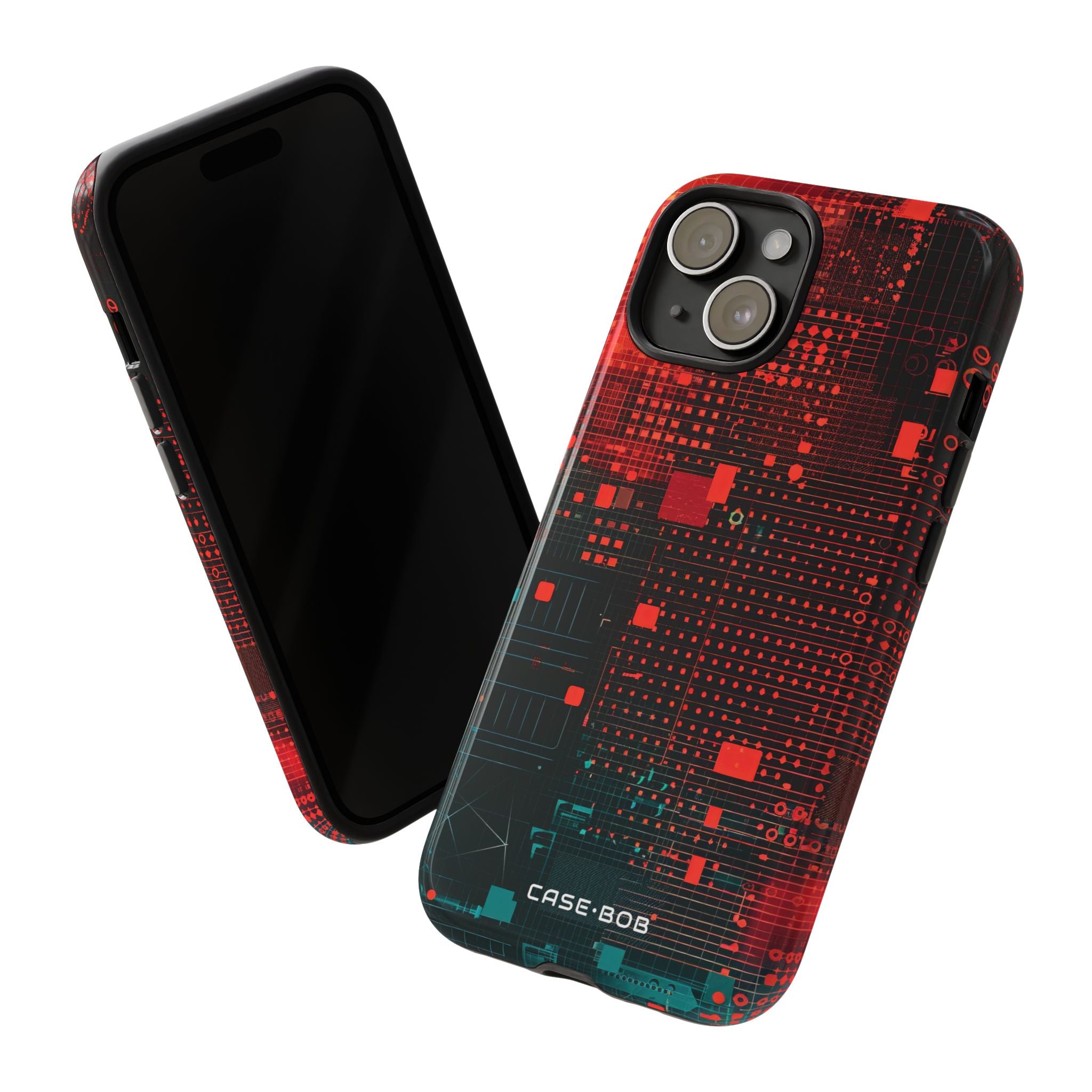 Grid Fusion iPhone 15 Case - Tough