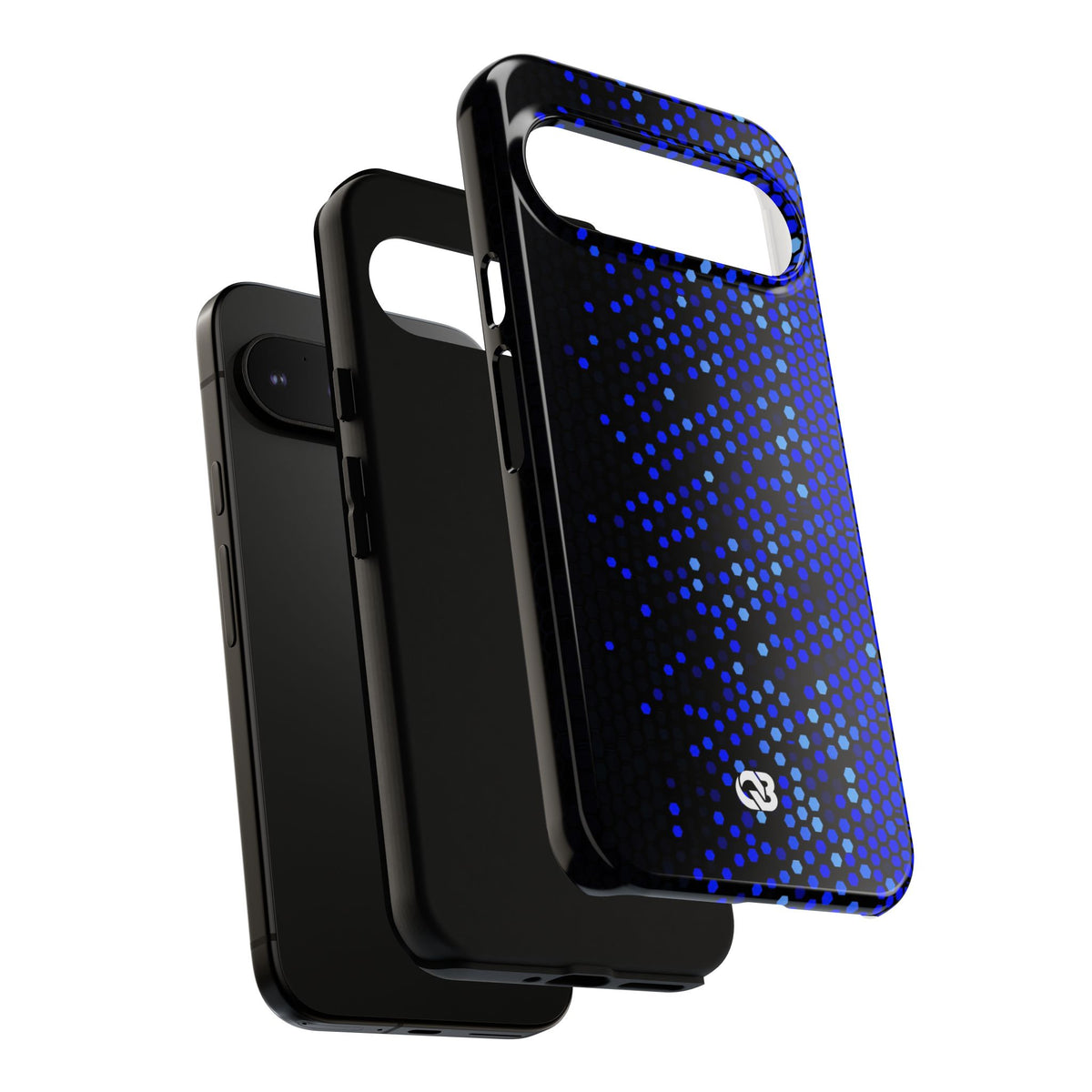 Cobalt Hex Dispersion · Tough Phone Case for Pixel ·  Blue