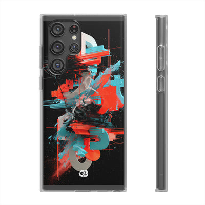 Fragmented Cyber Core · Lite Phone Case for Samsung · Black