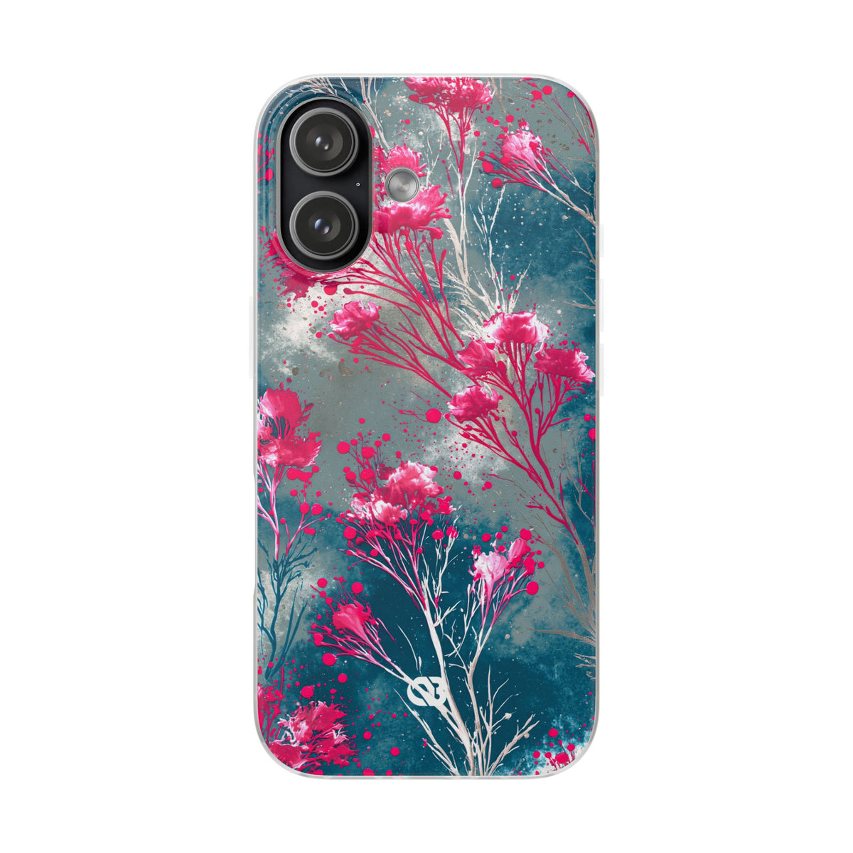 Cyber Blossom · Lite Phone Case for iPhone ·  Teal