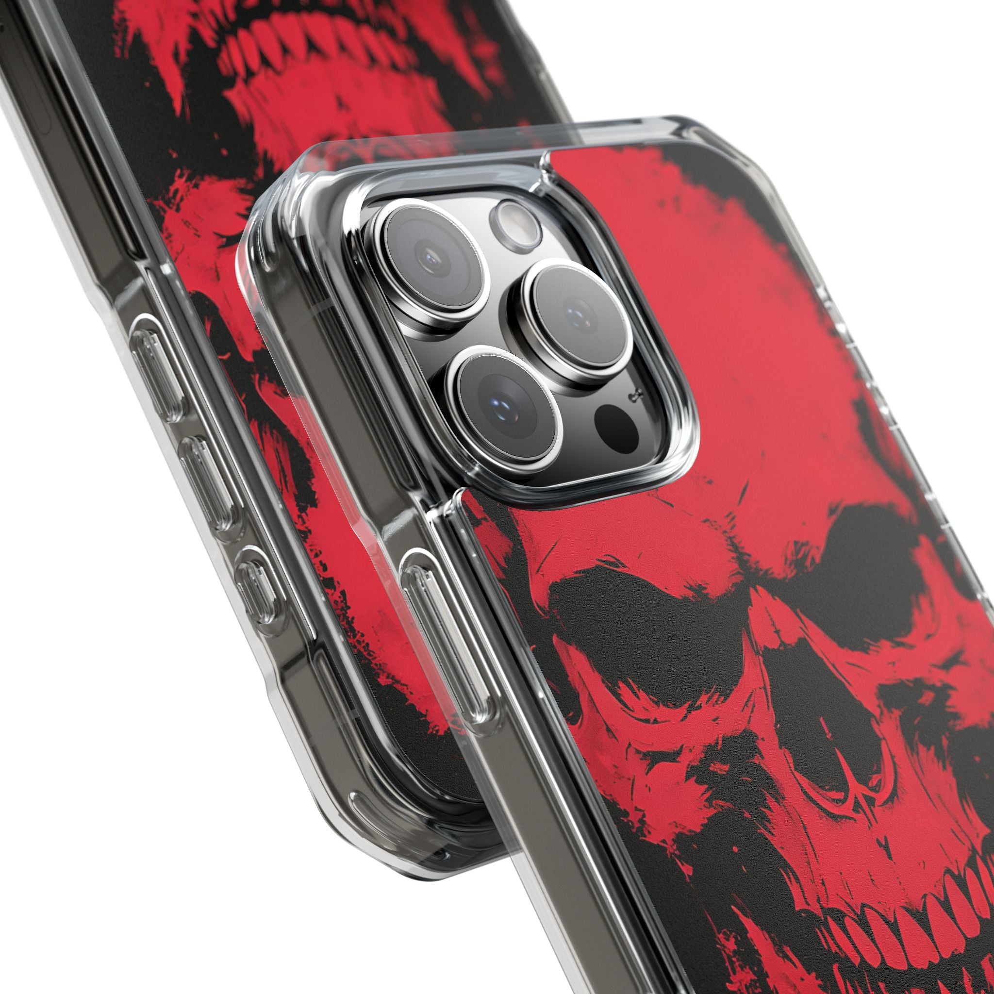 Crimson Street Skull · Impact Phone Case for iPhone · Magsafe