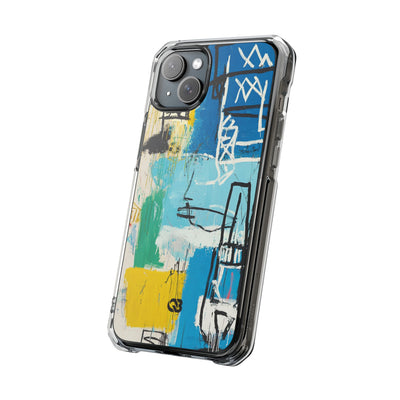 Azure Urban Scribble · Impact Custodia per iPhone · Magsafe