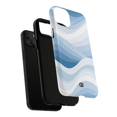 Blue Tough 2.0 Magsafe Phone Case for iPhone - Glacial Indigo Flow