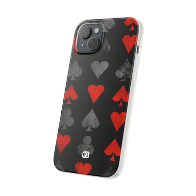 Crimson Ash Suits · Soft Custodia per iPhone