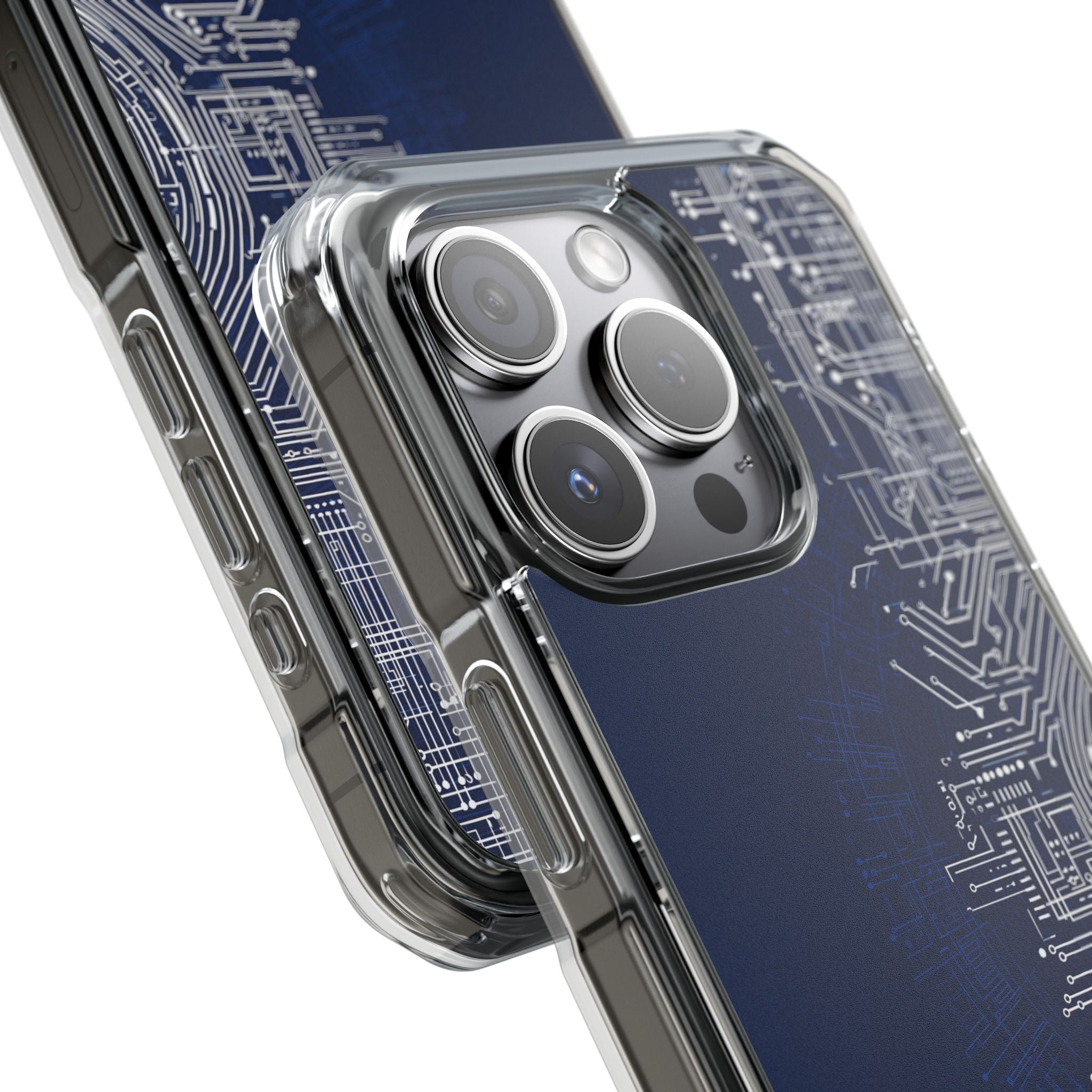 Blue Impact MagSafe Phone Case for iPhone - Cobalt Circuit Logic