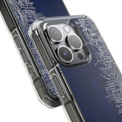 Blue Impact MagSafe Phone Case for iPhone - Cobalt Circuit Logic