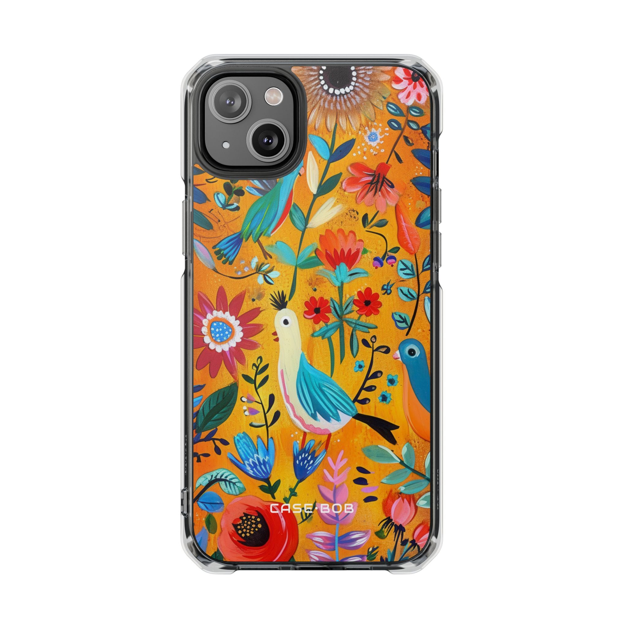 Colorful Birds Bloom iPhone 14 Plus Case - Impact