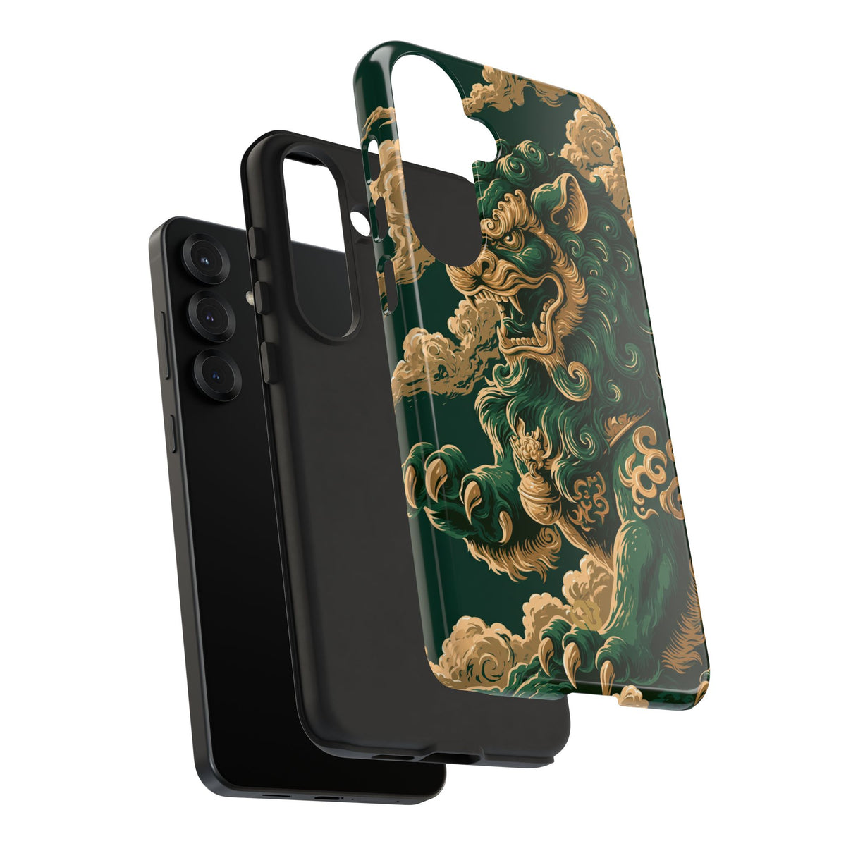 Imperial Guardian Lion · Tough Phone Case for Samsung · Green