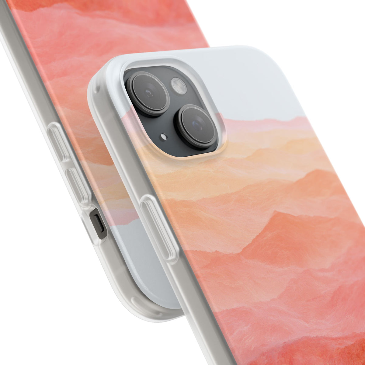 Alpenglow Ridge Vista · Lite Phone Case for iPhone ·  Orange