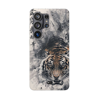 Fierce Ink Tiger · Lite Phone Case for Samsung · Beige