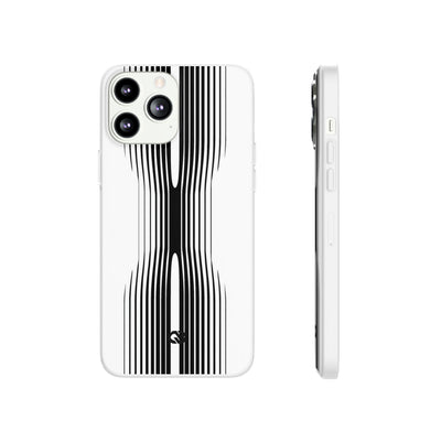 Linear Compression · Lite Phone Case for iPhone ·  Black