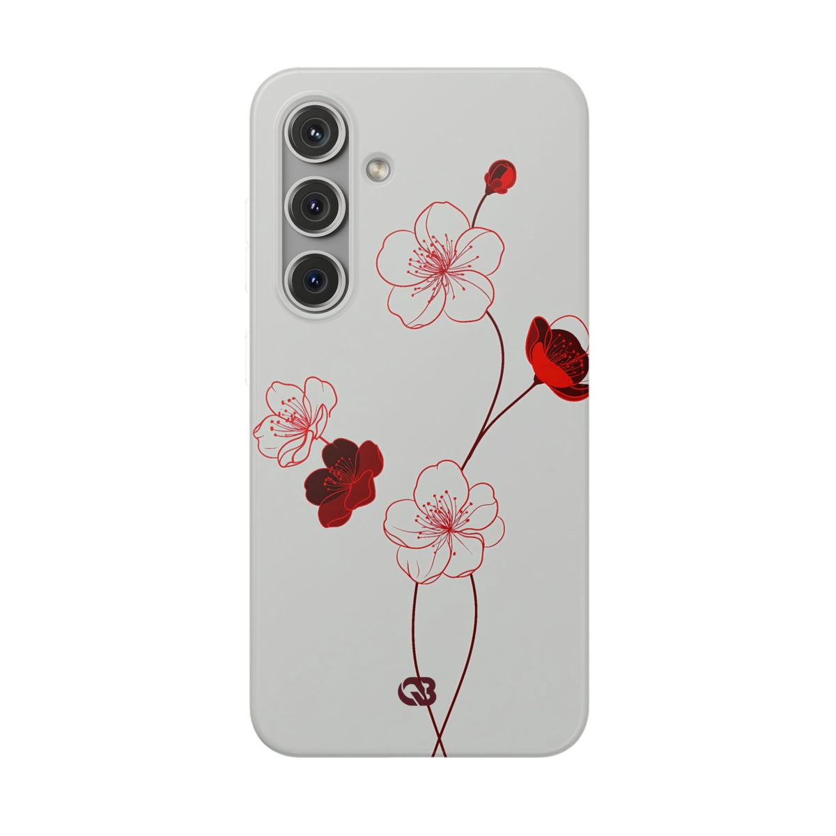 Crimson Sakura Blossom · Lite Phone Case for Samsung · Red