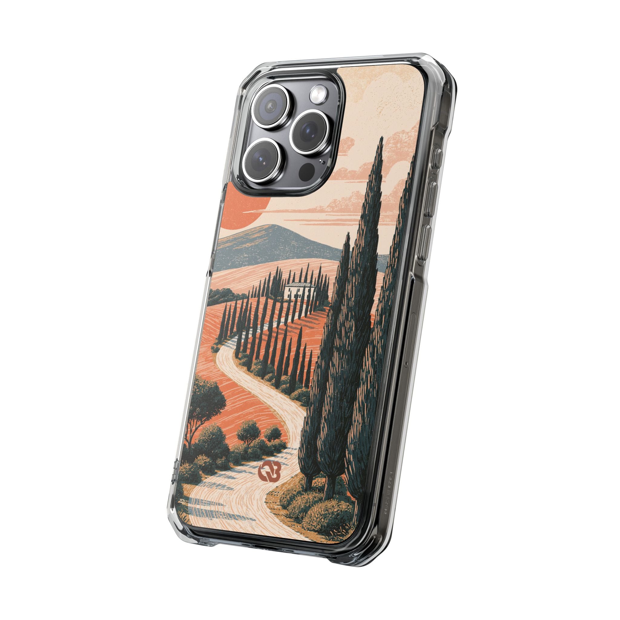 Orange Impact MagSafe Phone Case for iPhone - Terracotta Ridge Trail