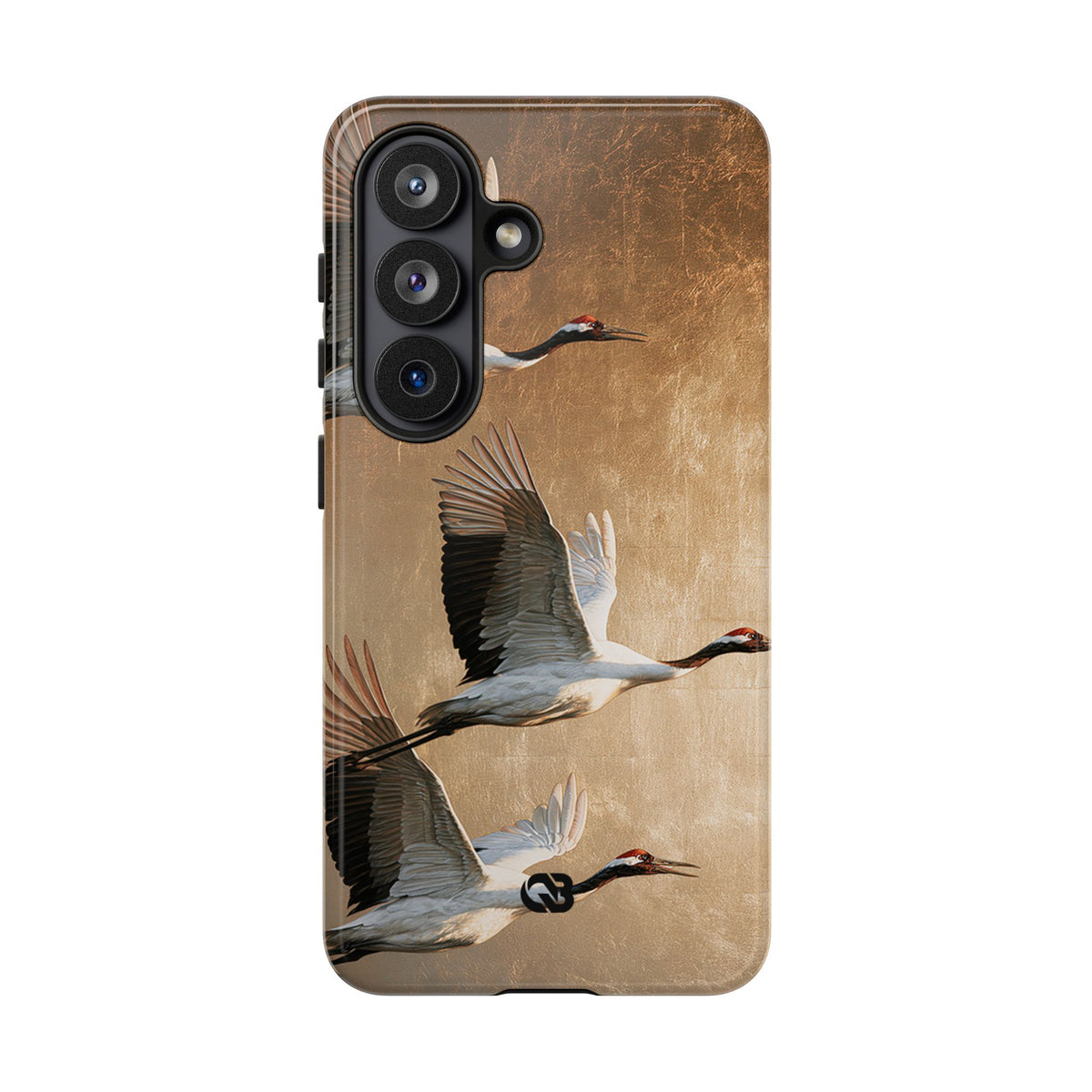 Golden Crane Flight · Tough Phone Case for Samsung · Gold