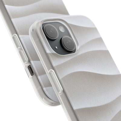 Sculpted Dune Relief · Lite Phone Case for iPhone ·  White