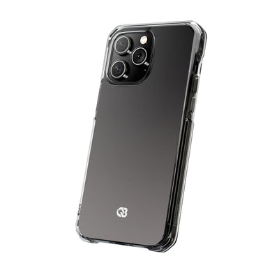 Obsidian Fade · Clear Impact Magnetic Phone Case for iPhone ·  Black