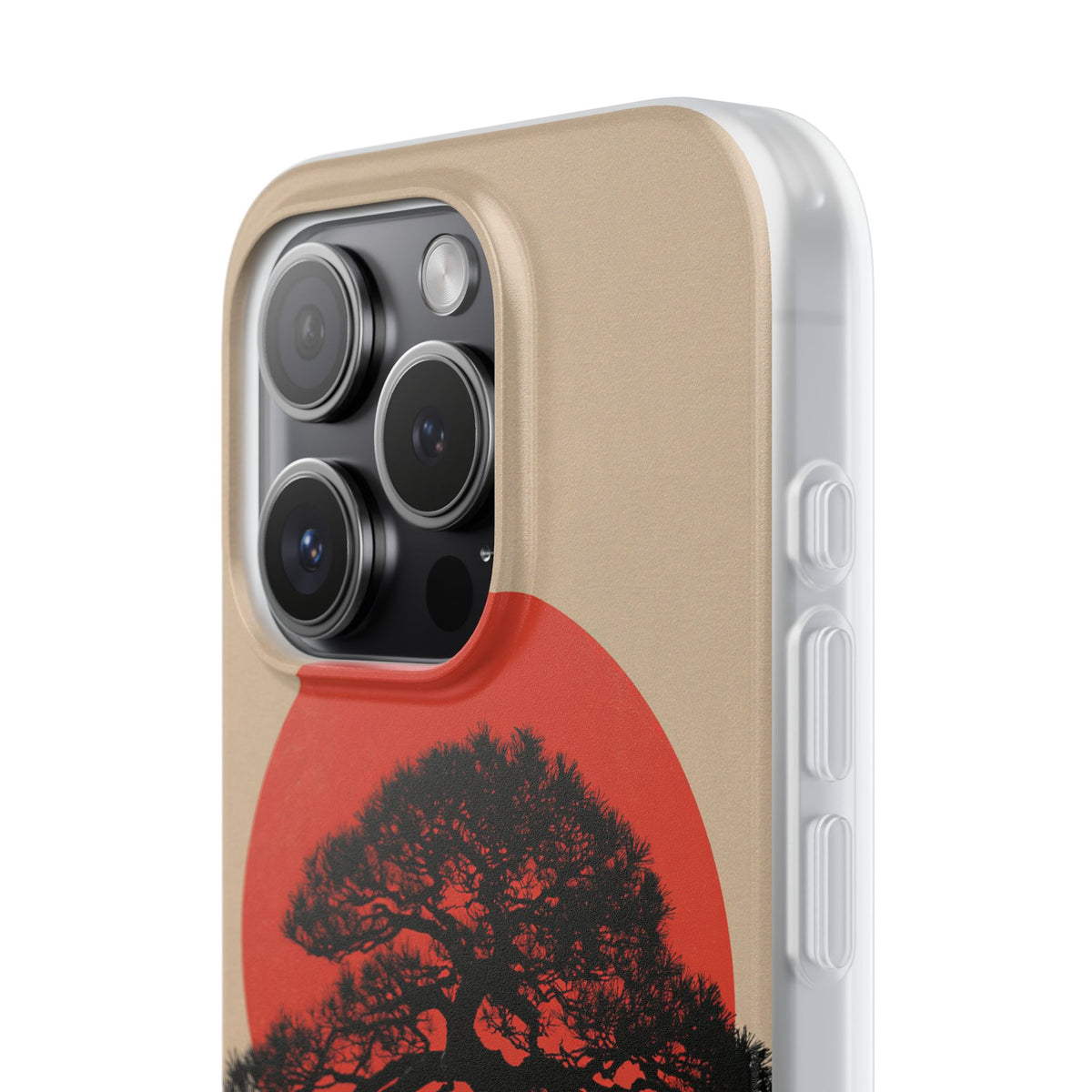 Crimson Pine Solitude · Lite Phone Case for iPhone ·  Beige