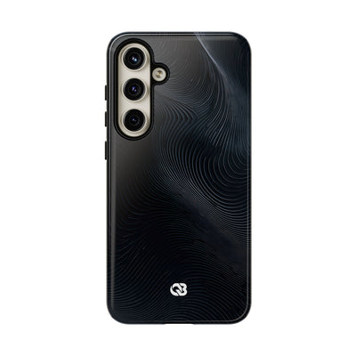 Black Tough Phone Case for Samsung - Obsidian Ridge Flux