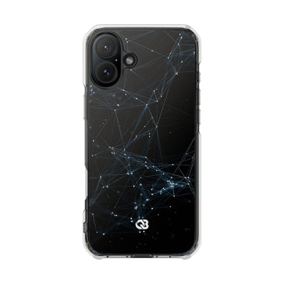 Black Impact MagSafe Phone Case for iPhone - Arctic Neural Mesh