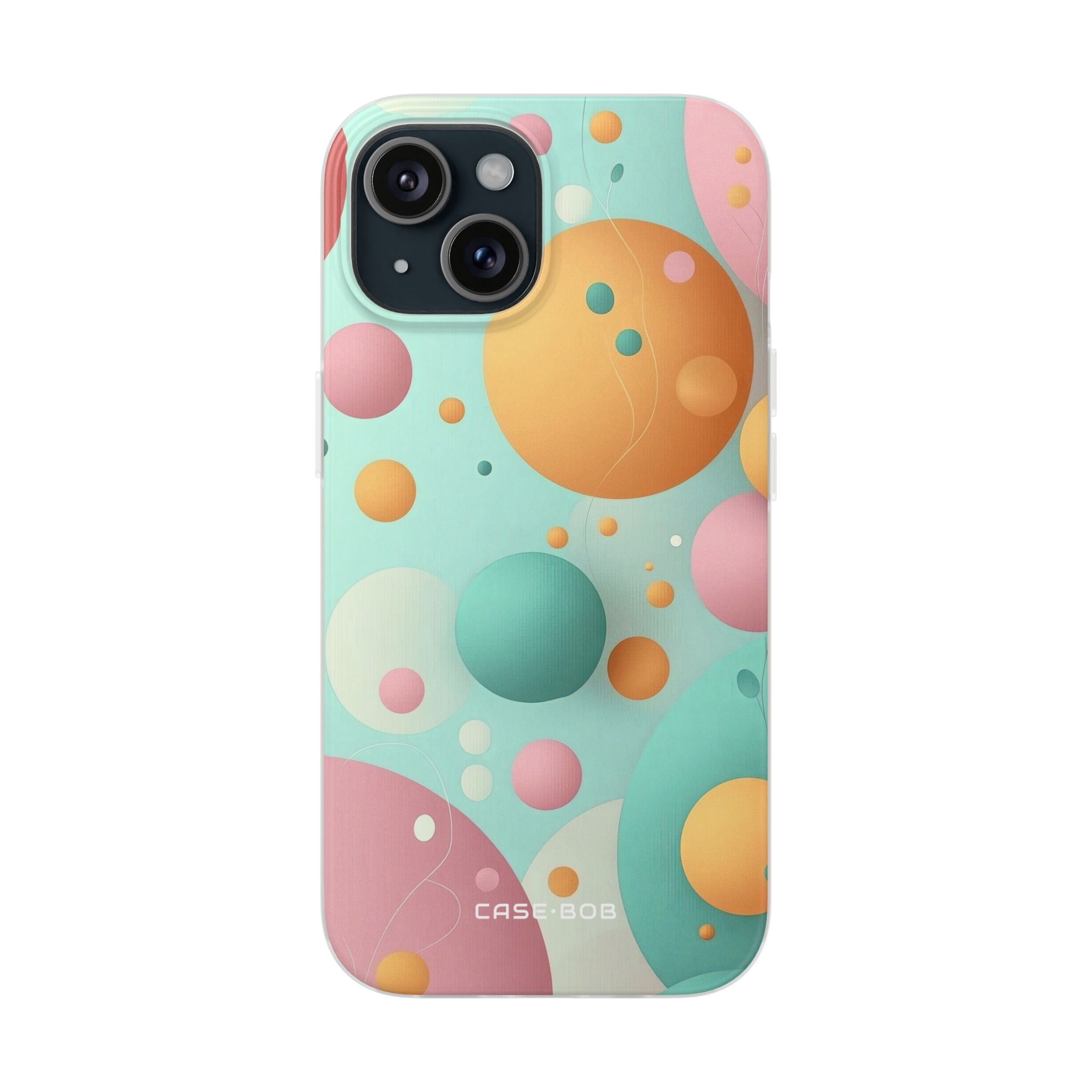 Pastellkreise iPhone 15 Case - Soft