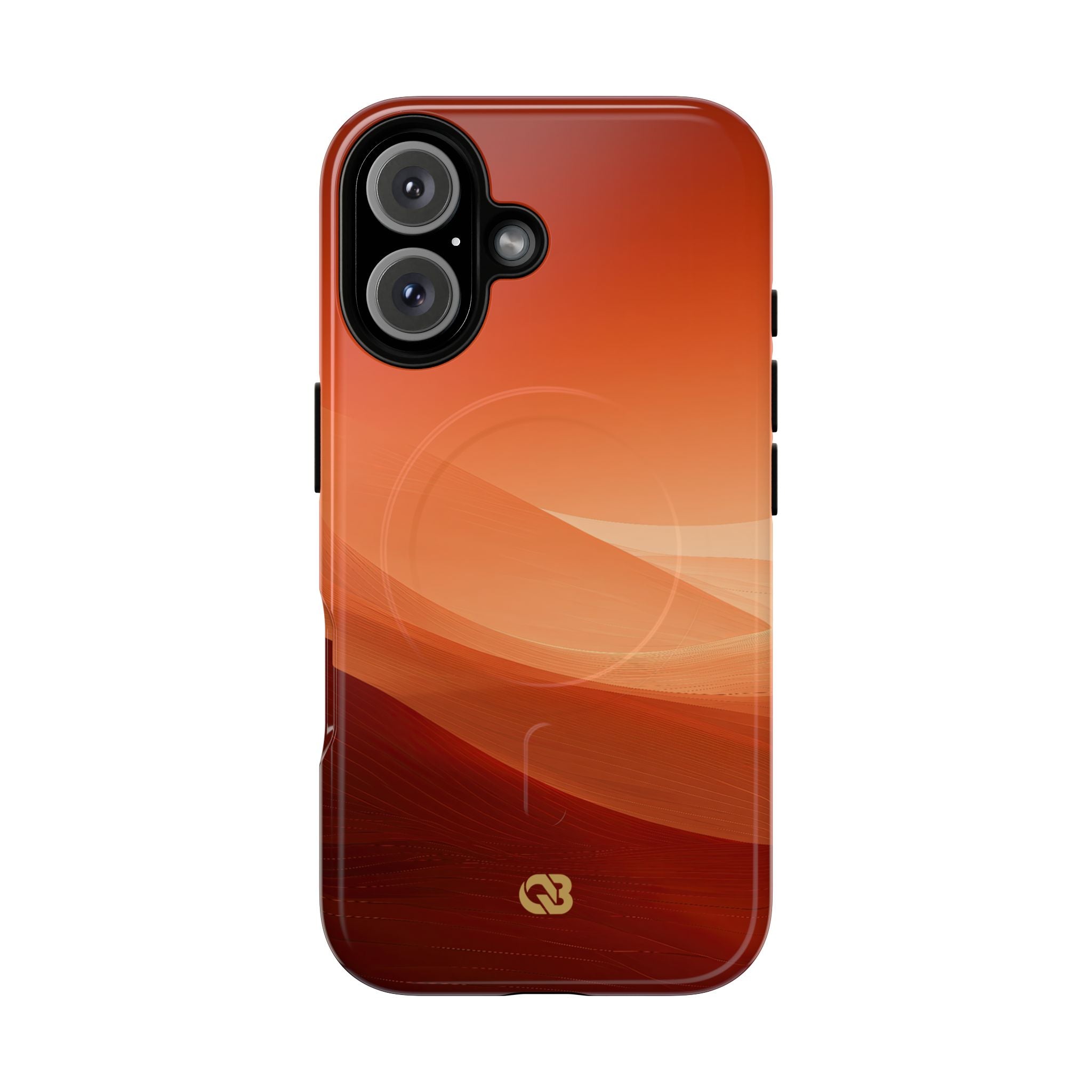 Orange Tough 2.0 Magsafe Phone Case for iPhone - Crimson Dune Gradient