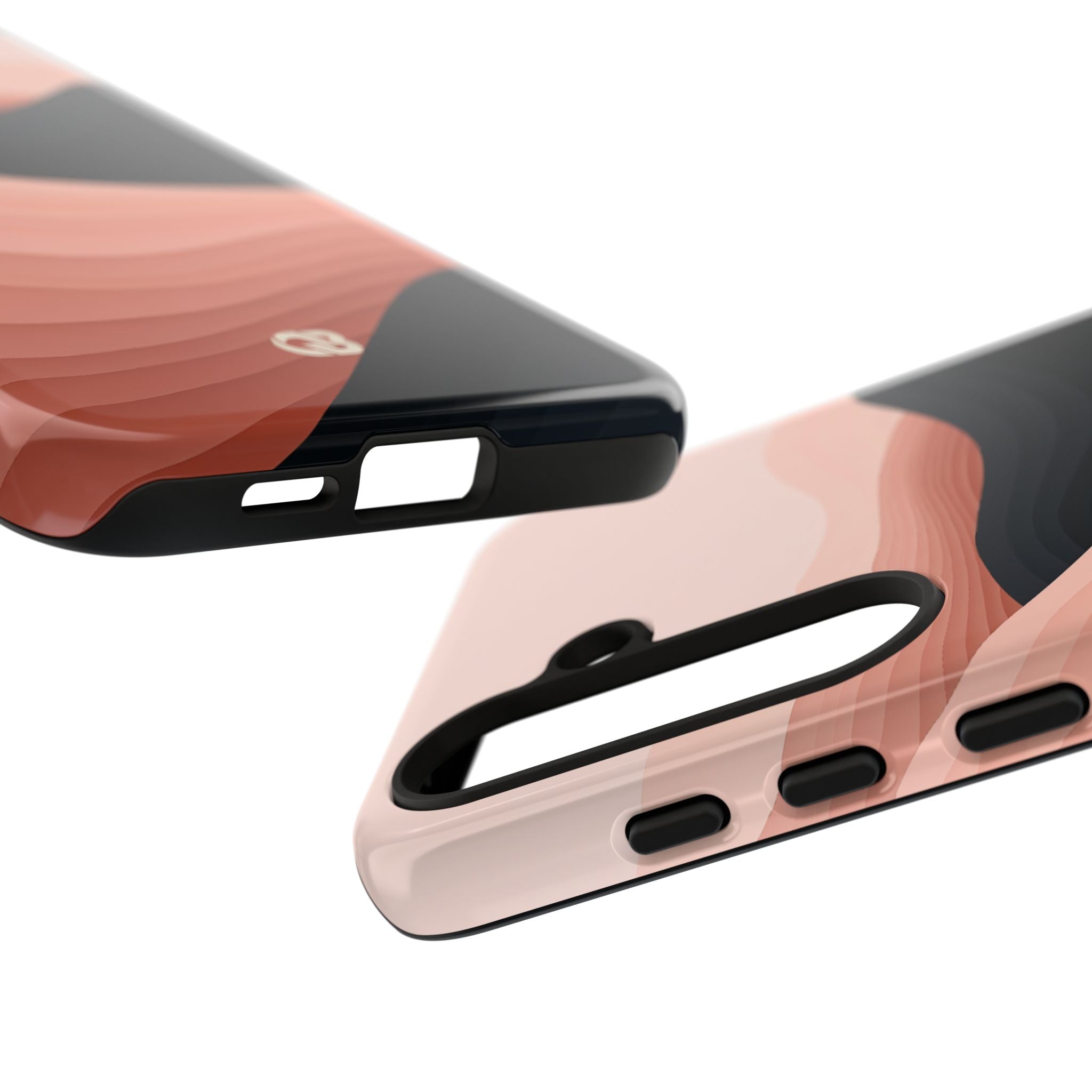 Pink Tough Phone Case for Samsung - Dune Shadow Layers