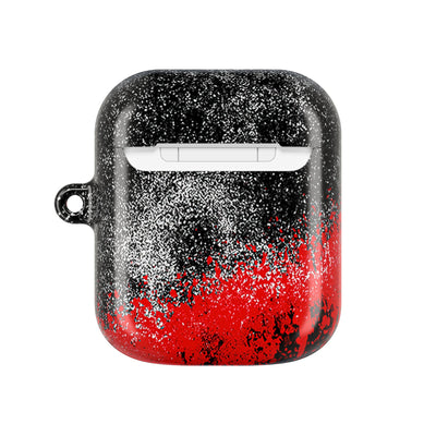 Crimson Noir Drip · Hard Case for AirPods & AirPods Pro · Black