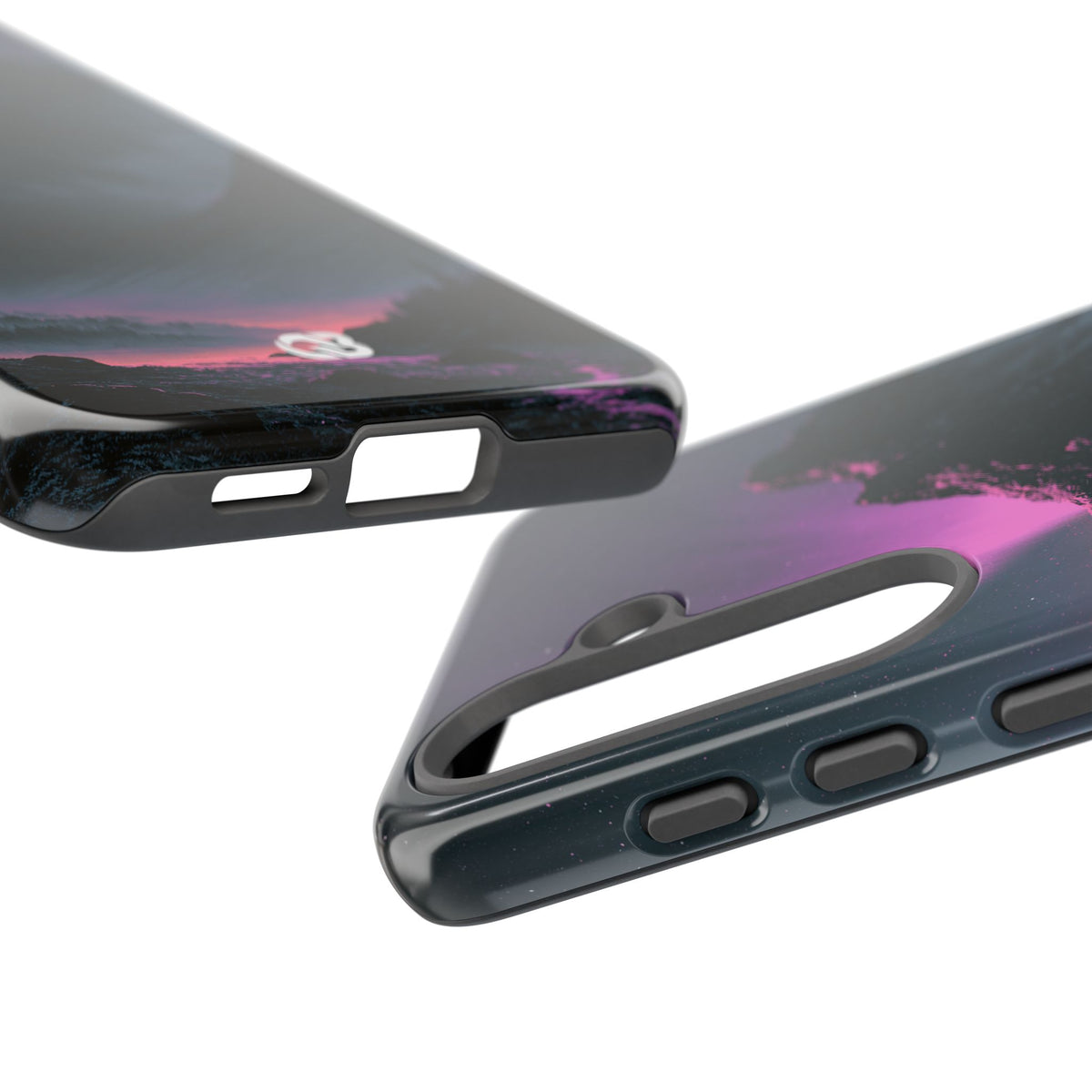 Arctic Aurora Summit · Tough Phone Case for Samsung · Black