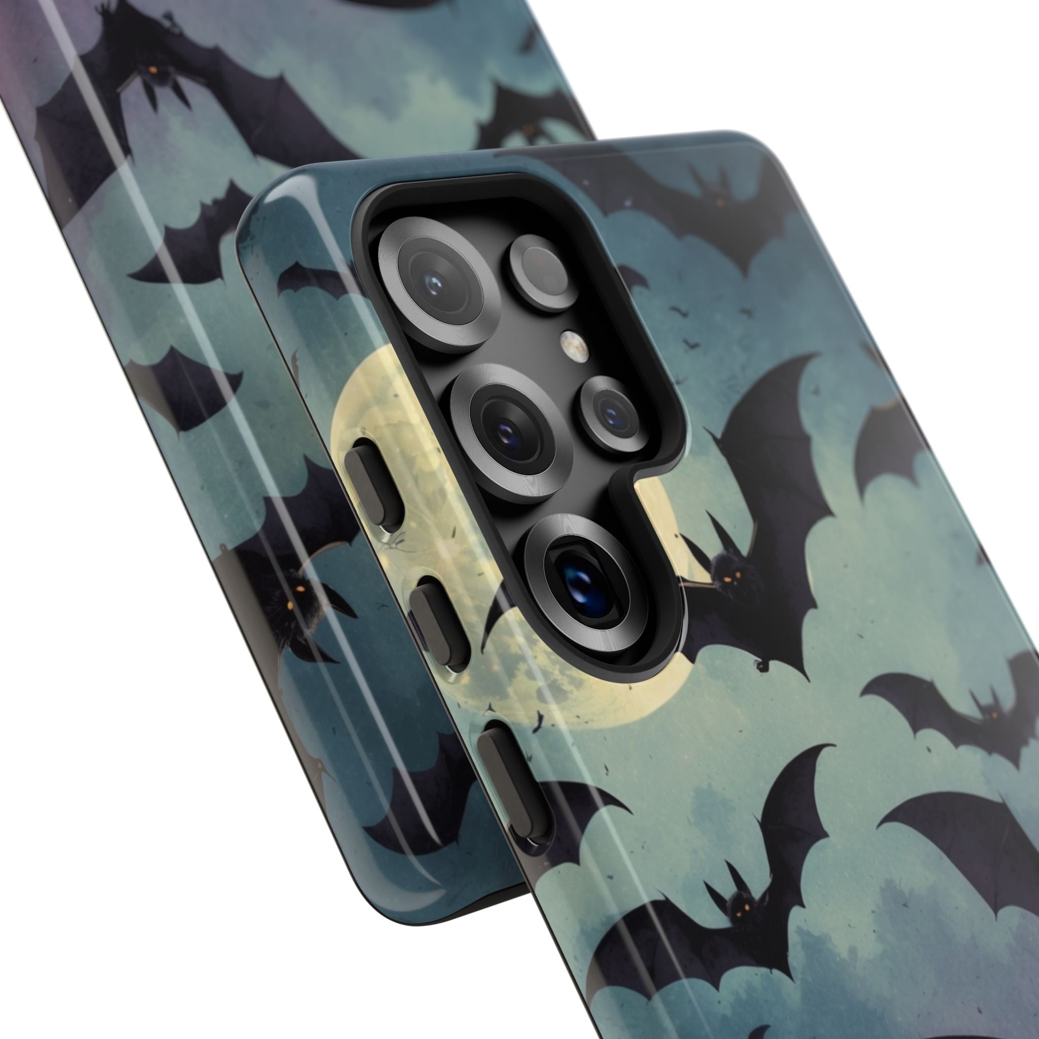 Leuchtender Fledermaus-Schwarm Samsung S25 Ultra Case - Tough