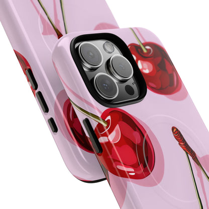 Glossy Cherry Burst iPhone 16 Pro Case - Tough+ - CASE•BOB