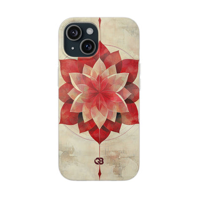 Crimson Petal Peak · Soft Phone Case for iPhone