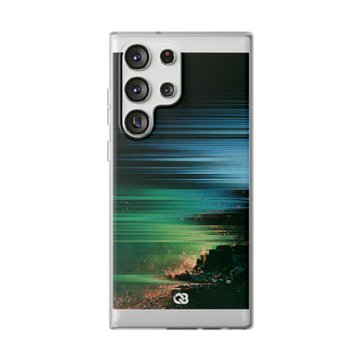Digital Shoreline Drift · Lite Phone Case for Samsung · Teal