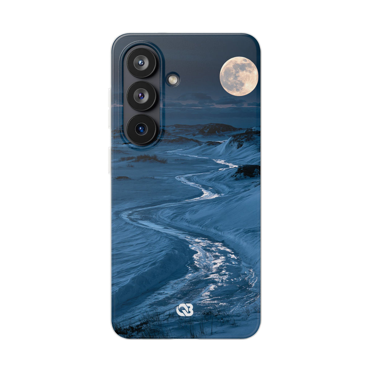 Arctic Moon Drift · Lite Phone Case for Samsung · Blue