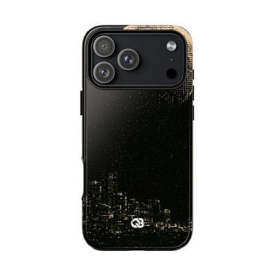 Lunar Metropolis Nocturne · Tough Phone Case for iPhone · Black