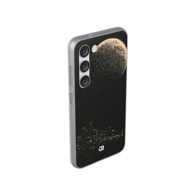 Lunar Metropolis Nocturne · Lite Phone Case for Samsung · Black