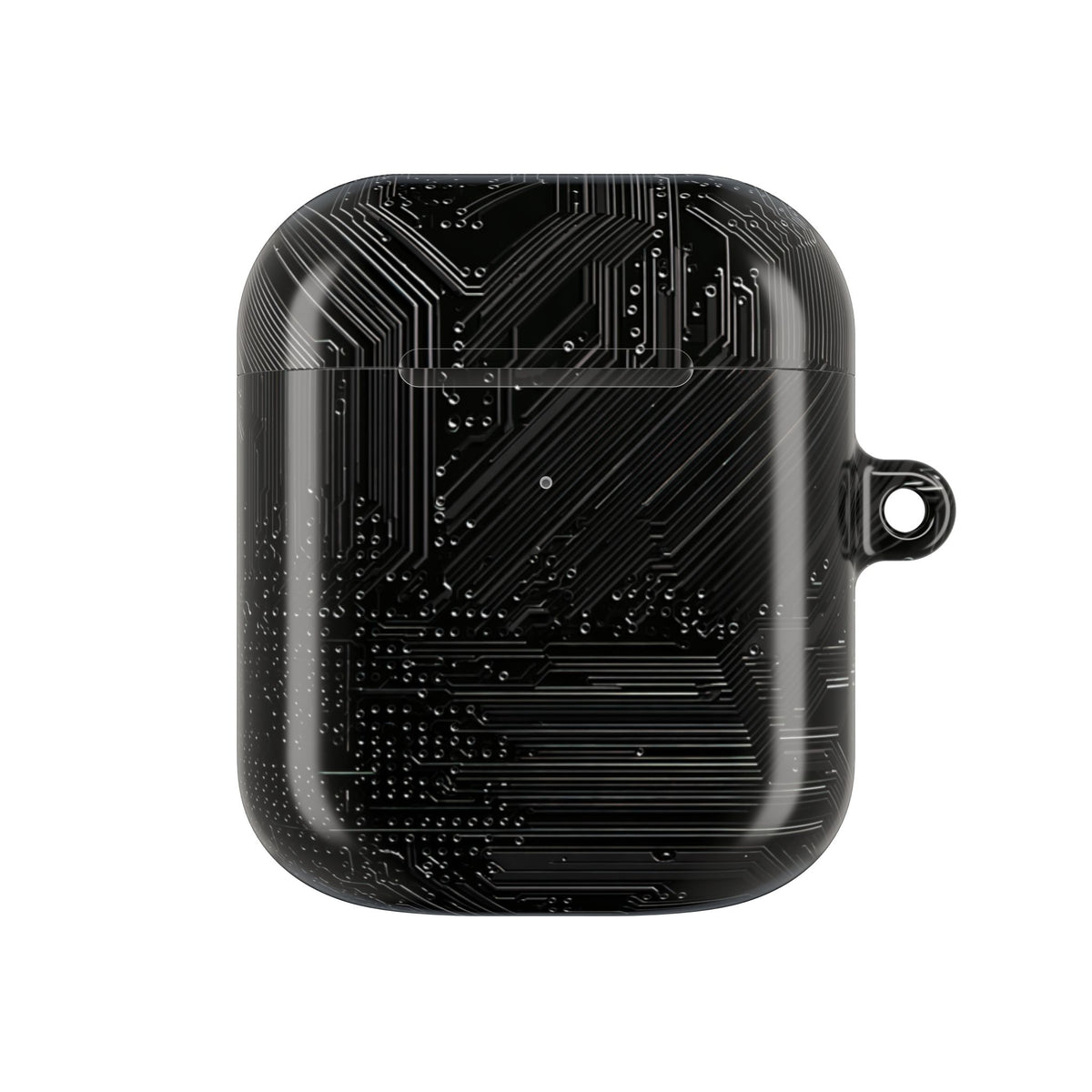 Obsidian Circuitry · Hard Case for AirPods & AirPods Pro · Black