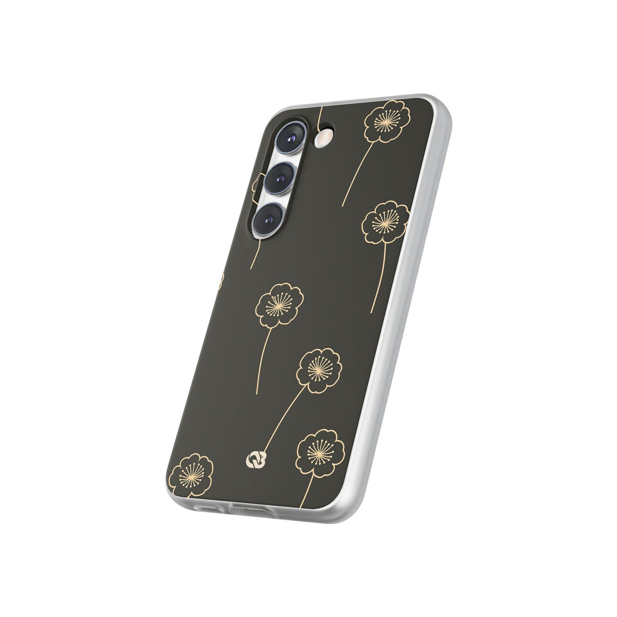 Nocturne Bloom Contours · Lite Phone Case for Samsung · Black