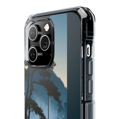 Blue Impact MagSafe Phone Case for iPhone - Kyoto Mist Pine