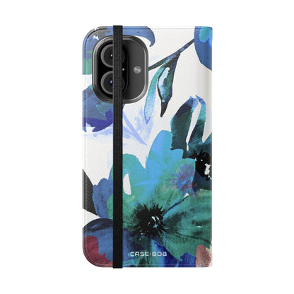 Blue Bloom - iPhone 16  Case - Wallet