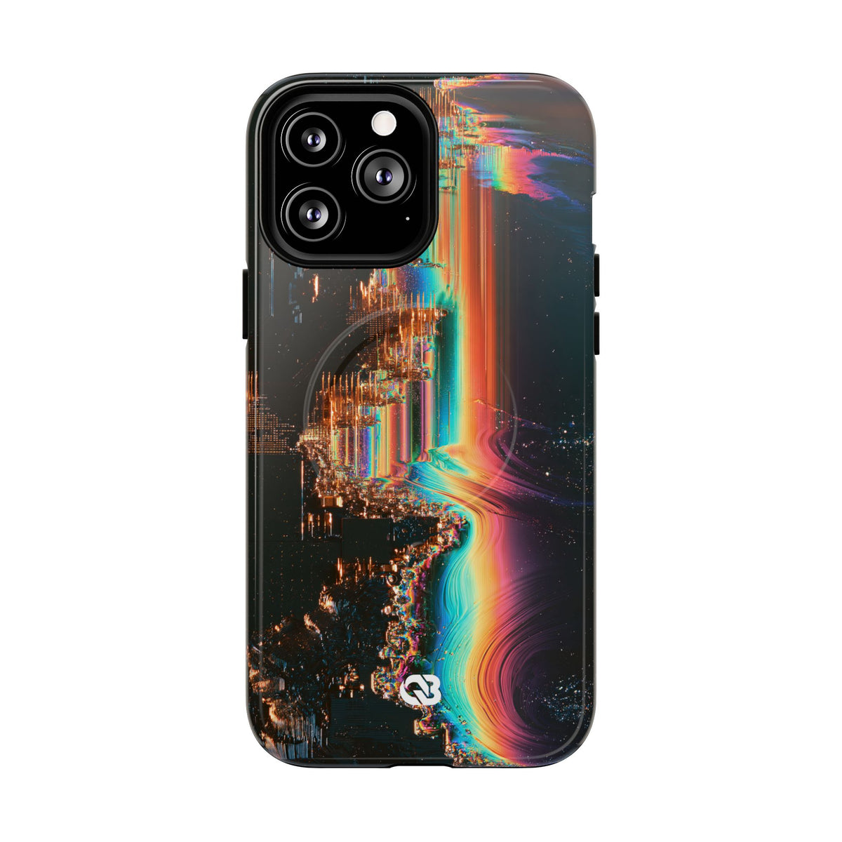 Prismatic Circuit · Tough 2.0 Magnetic Phone Case for iPhone · Black