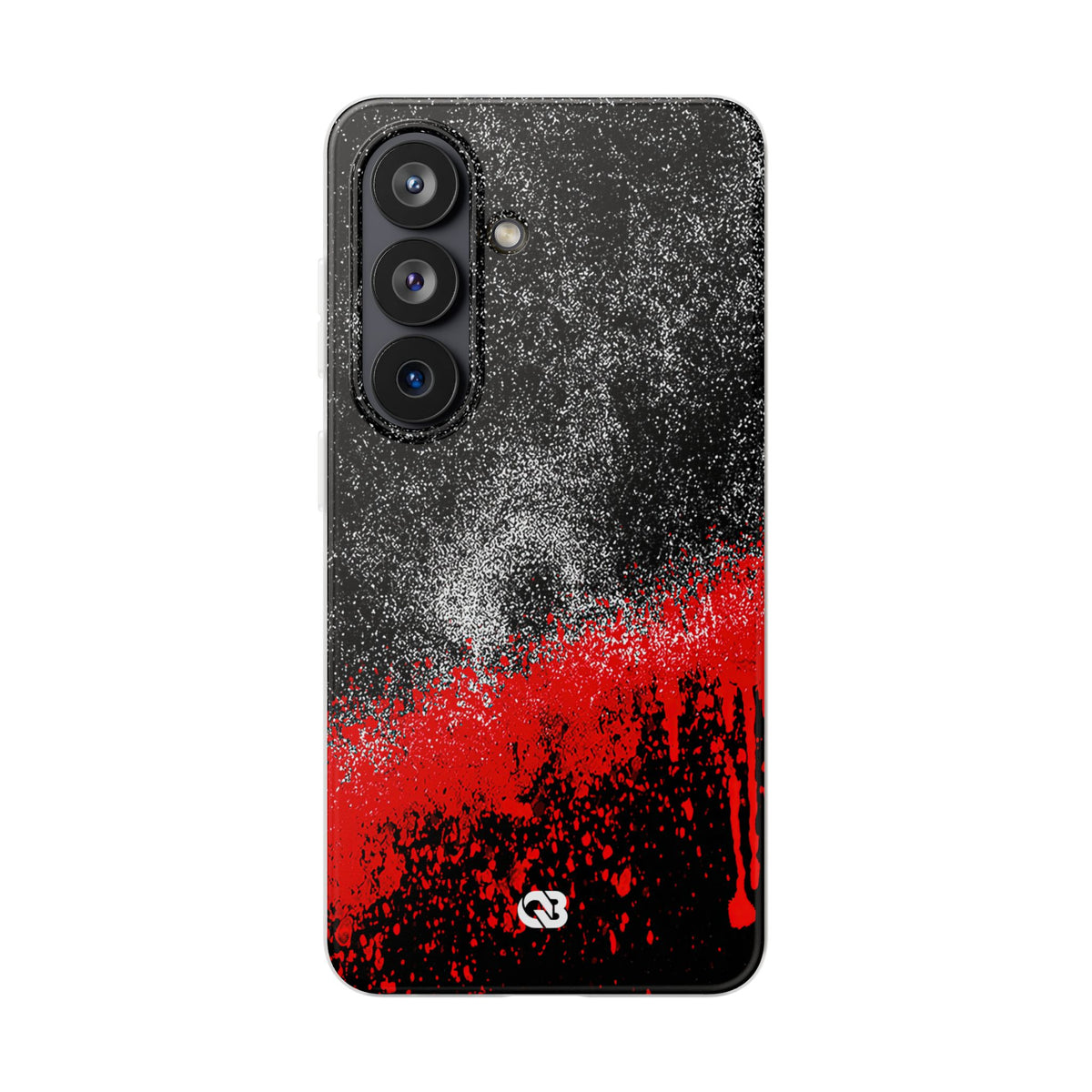 Crimson Noir Drip · Lite Phone Case for Samsung · Black
