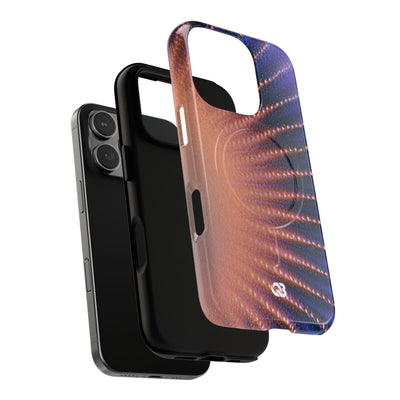 Luminous Aura Burst · Tough 2.0 Magnetic Phone Case for iPhone · Blue