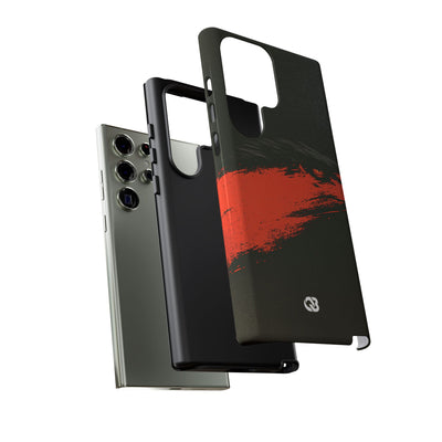Crimson Raptor Noir · Tough Phone Case for Samsung · Black